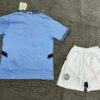 2024/2025 Manchester City Home Football Shirt Kids Size back view