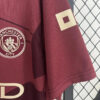 2024/2025 Manchester City Third Away Football Shirt detail view