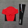 2024/2025 Manchester United Half-Pull Tracksuit Red back view
