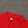 2024/2025 Manchester United Half-Pull Tracksuit Red detail view
