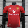 2024/2025 Manchester United Home Soccer Jersey -Player Version front view