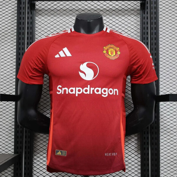 2024/2025 Manchester United Home Soccer Jersey -Player Version