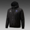 2024/2025 PSG Windbreaker Black Jersey front view