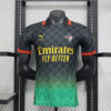 2024/2025 Player Version AC Milan x OFF-WHITE Football Shirt front view