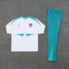 2024/2025 Portugal Half-Pull Tracksuit White front view