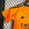 2024/2025 Real Madrid Away Football Shirt Kids Size back view
