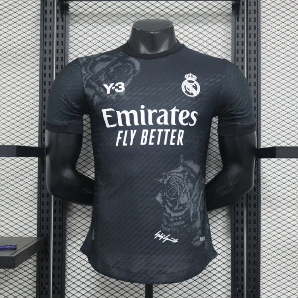 2024/2025 Real Madrid Y-3 Special Edition Black Football Shirt -Player Version