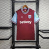 2024/2025 West Ham United Home Football Shirt front view