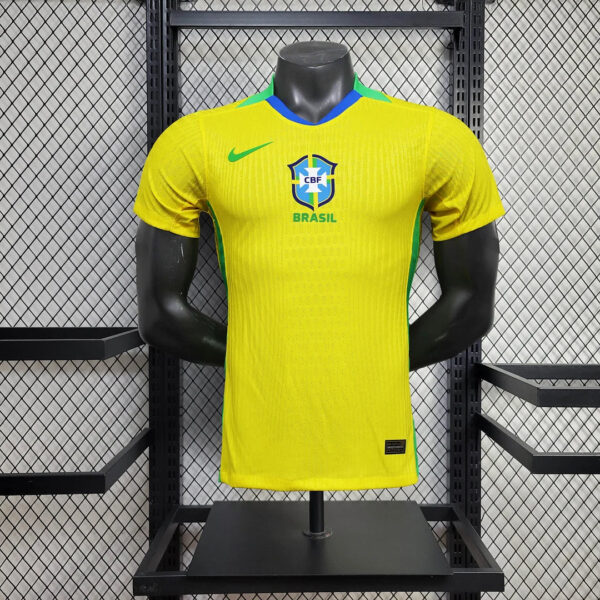 2025 Brazil Home Soccer Jersey -Player Version