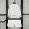 2025 Long Sleeve Portugal Away Football Shirt Kids Size back view