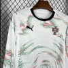 2025 Long Sleeve Portugal Away Football Shirt Kids Size detail view