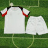 2025/2026 AC Milan Away Football Shirt Kids Size back view