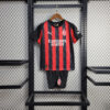 2025/2026 AC Milan Home Football Shirt Kids Size front view