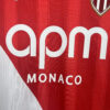 2025/2026 AS Monaco Home Football Shirt detail view