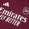 2025/2026 Arsenal Half-Pull Black Grey Tracksuit detail view
