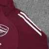 2025/2026 Arsenal Half-Pull Black Grey Tracksuit detail view
