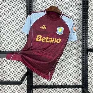 2025/2026 Aston Villa Home Football Shirt