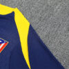 2025/2026 Atletico Madrid Blue Half-Pull Tracksuit detail view