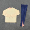 2025/2026 Barcelona Beige Half-Pull Tracksuit back view