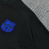 2025/2026 Barcelona Black Blue Half-Pull Tracksuit detail view