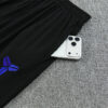 2025/2026 Barcelona Black Blue Half-Pull Tracksuit detail view