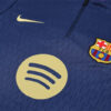 2025/2026 Barcelona Blue Purple Half-Pull Tracksuit detail view