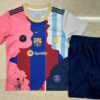 2025/2026 Barcelona Messi Commemorative Edition Kids Size Football Shirt front view