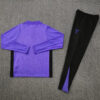 2025/2026 Barcelona Purple Half-Pull Tracksuit back view