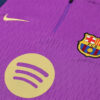 2025/2026 Barcelona Purple Half-Pull Tracksuit detail view