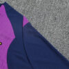 2025/2026 Barcelona Purple Half-Pull Tracksuit detail view