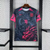 2025/2026 Barcelona Special Edition Dark and Pink Football Shirt front view