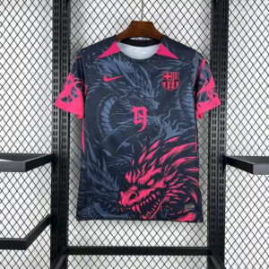2025/2026 Barcelona Special Edition Dark and Pink Football Shirt
