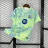 2025/2026 Barcelona Special Edition Green Aura Football Shirt front view