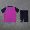 2025/2026 Barcelona Training Wear Purple Set Shirt back view