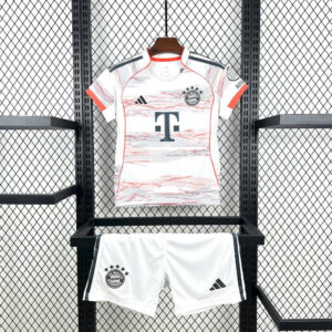 2025/2026 Bayern Munchen Away Football Shirt Kids Size
