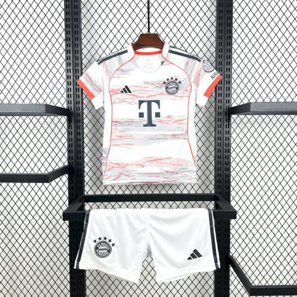 2025/2026 Bayern Munchen Away Football Shirt Kids Size
