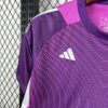 2025/2026 Bayern Munich Goalkeeper Purple Football Jersey detail view