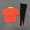 2025/2026 Brazil Orange Half-Pull Tracksuit back view