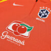 2025/2026 Brazil Orange Half-Pull Tracksuit detail view