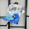 2025/2026 Brazil Special Edition White Blue Parrot Football Shirt front view