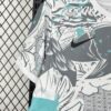 2025/2026 Brazil Special Edition White Blue Parrot Football Shirt detail view