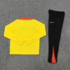 2025/2026 Brazil Yellow Half-Pull Tracksuit back view