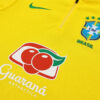 2025/2026 Brazil Yellow Half-Pull Tracksuit detail view
