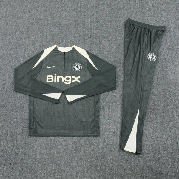 2025/2026 Chelsea Half-Pull Tracksuit Grey