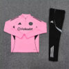 2025/2026 Inter Miami Pink Half-Pull Tracksuit front view