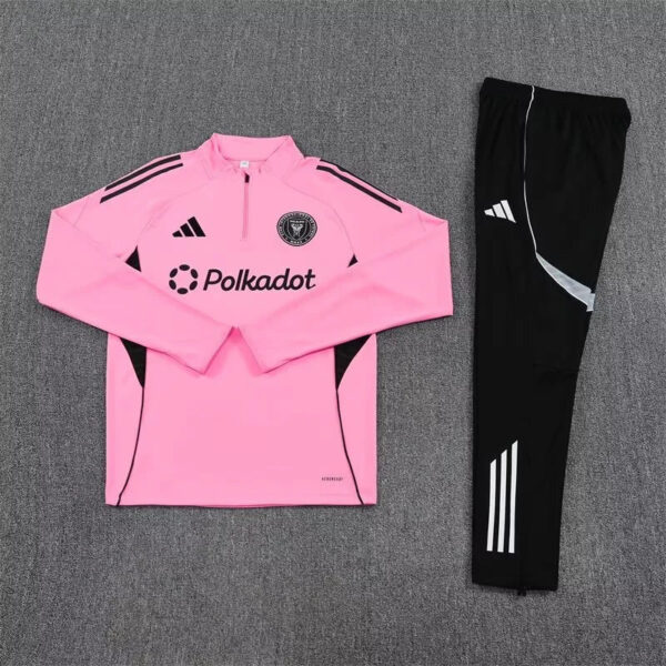 2025/2026 Inter Miami Pink Half-Pull Tracksuit