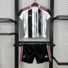 2025/2026 Juventus Home Football Shirt Kids Size front view