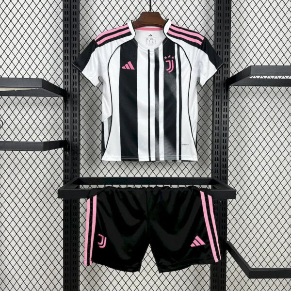 2025/2026 Juventus Home Football Shirt Kids Size