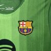 2025/2026 Kids Size Barcelona Green Goalkeeper Football Kit detail view