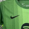 2025/2026 Kids Size Barcelona Green Goalkeeper Football Kit detail view